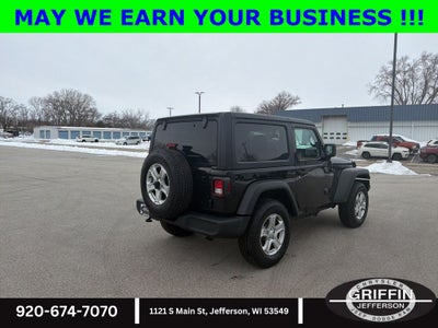 2021 Jeep Wrangler Sport S 4X4 !!!