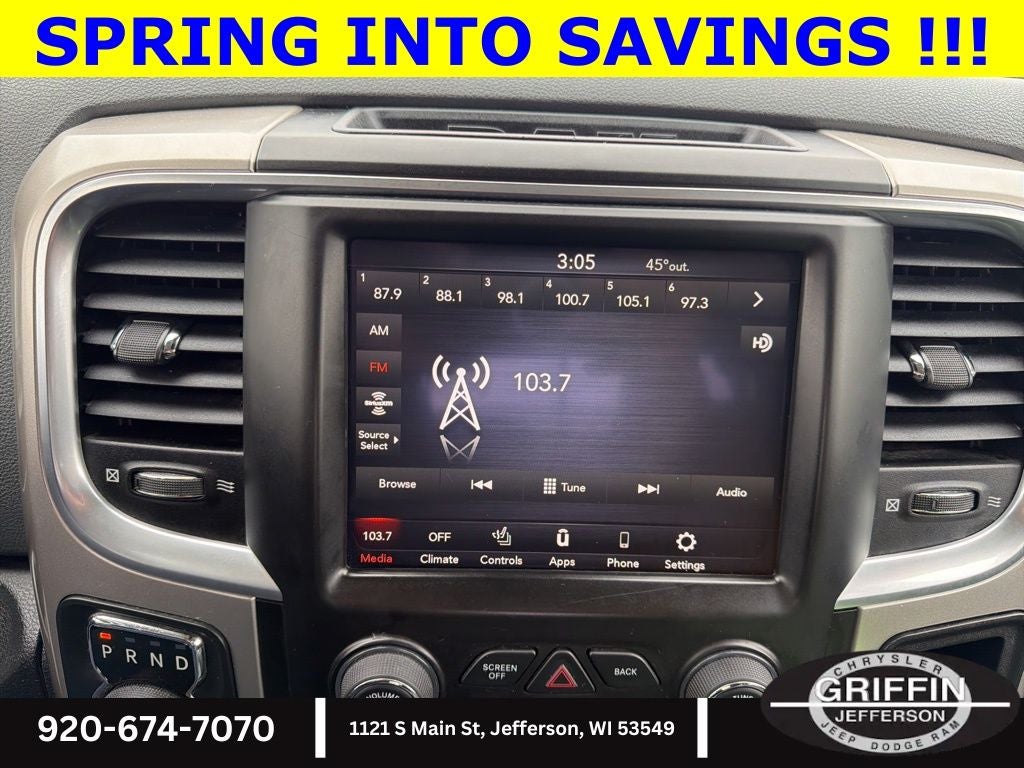 2018 RAM 1500 Big Horn 3.6L V6 !!!