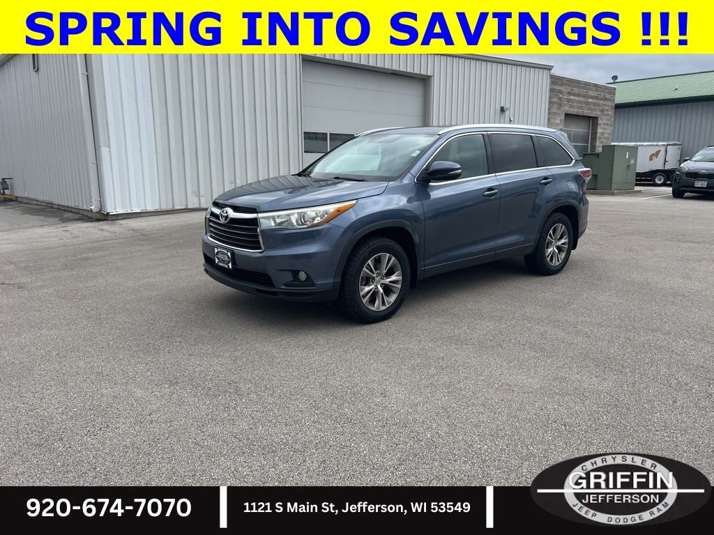 2015 Toyota Highlander XLE V6 AWD !!!