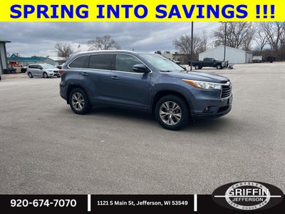 2015 Toyota Highlander XLE V6 AWD !!!
